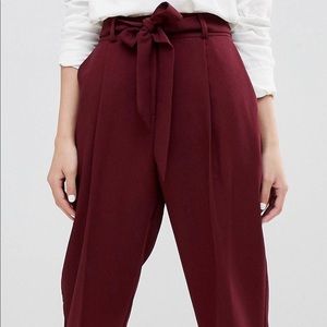 ASOS Peg Pants with Tie